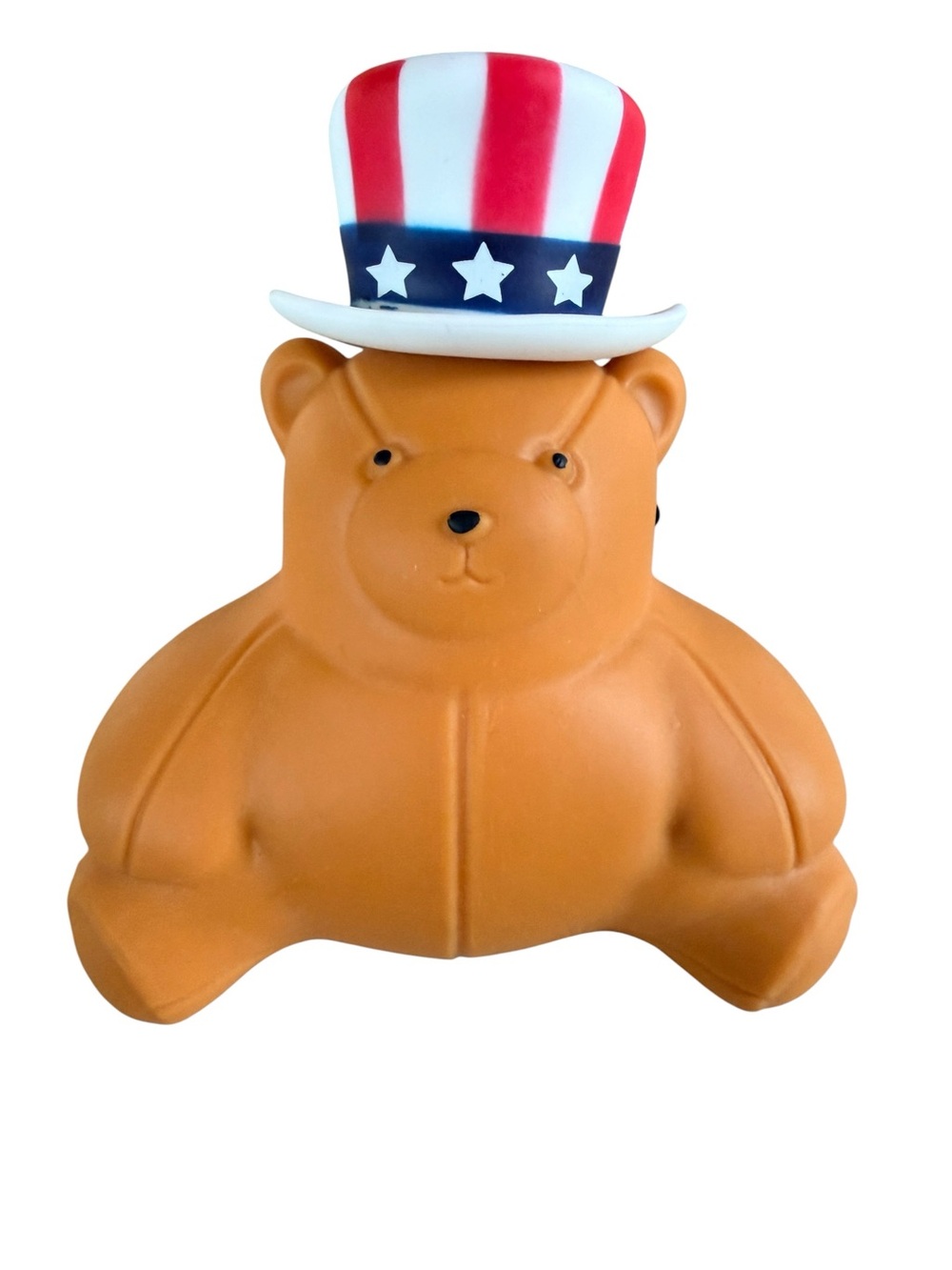 NWT Sunny Days Americana Squish Bear Patriotic Squeezy Red White Blue USA